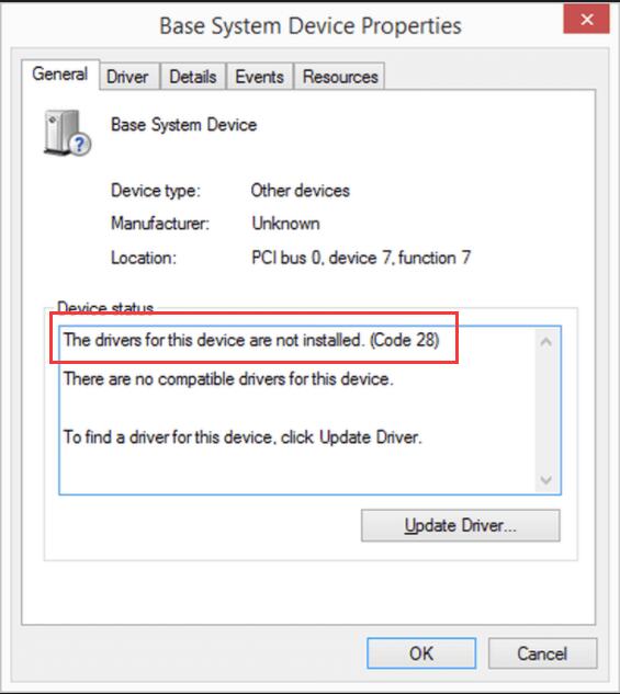 Download Ethernet Controller Driver For Windows 7 Code 28
